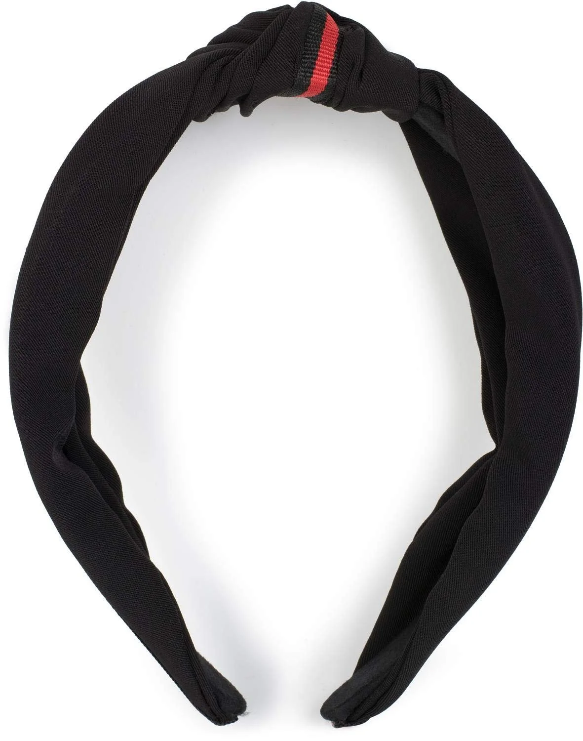 Обруч styleBREAKER Жіночий З Вузлами та Декоративними Смужками Ретро Стиль 04026018 Чорний, фото №4