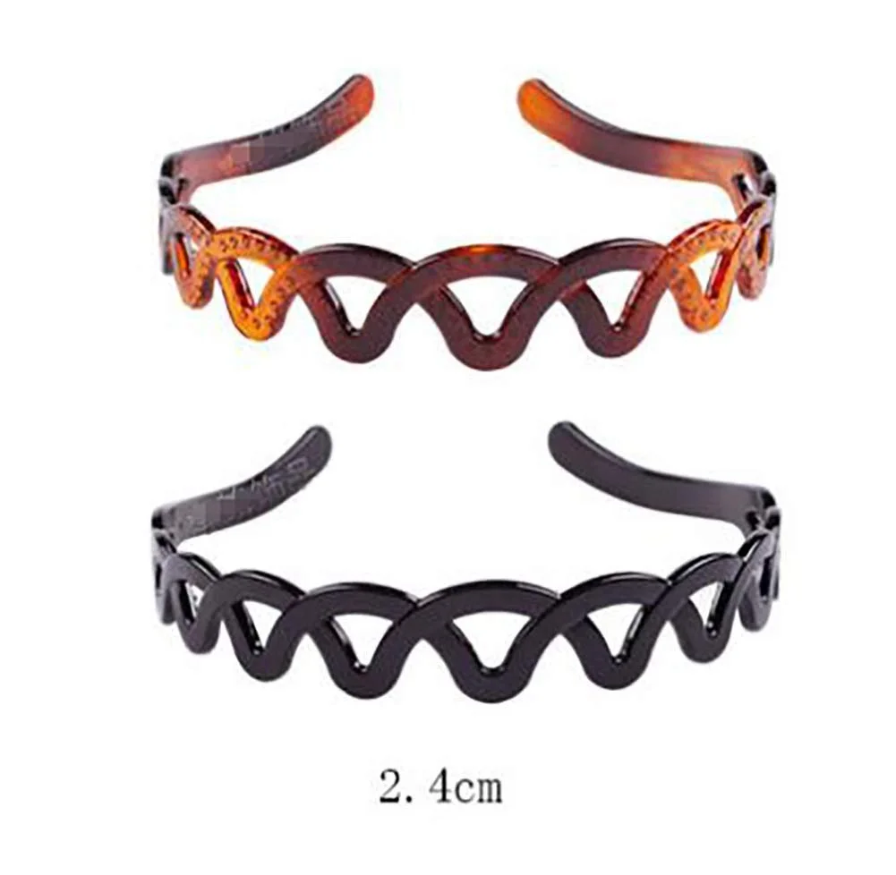 Обруч Чорний та Коричневий Твердий Пластиковий, фото №2