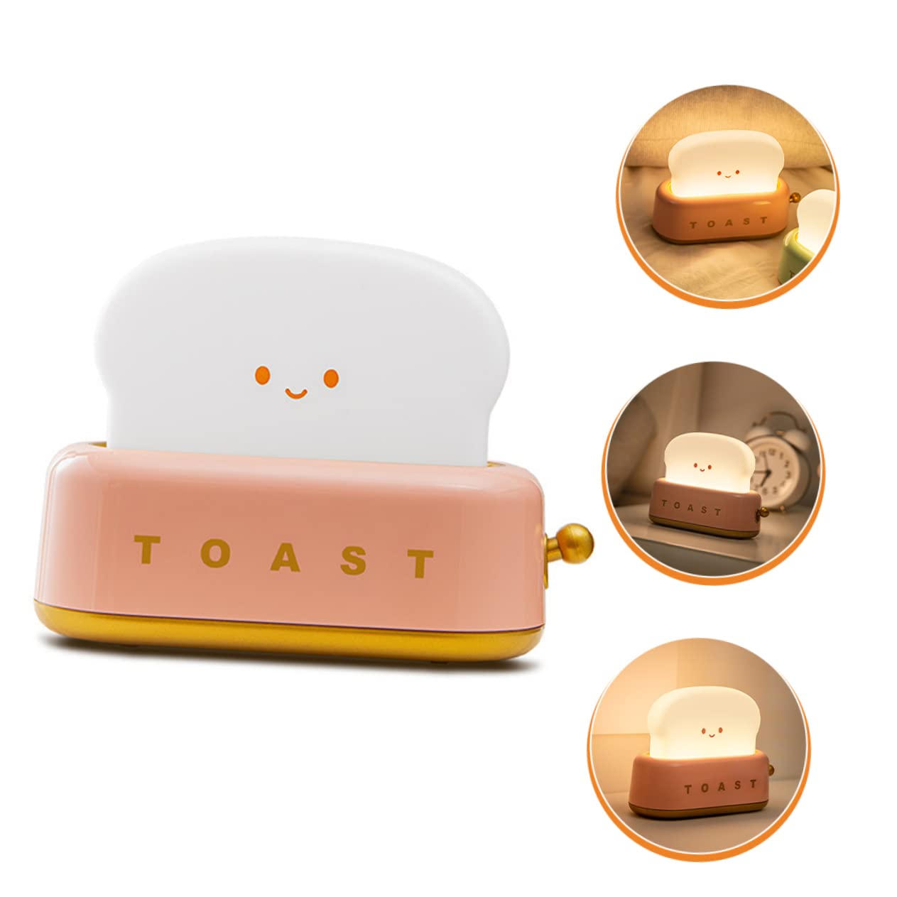 Светильник Housoutil LED Hipc детский USB-зарядка тостер с ночником, фото №3