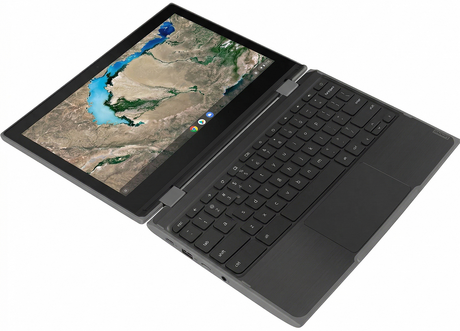 Сенсорний ноутбук 11.6" Lenovo 300e Chromebook 2nd Gen AMD A4-9120C RAM 4GB eMMC 32GB 10год батарея Chrome OS (UKR), фото №4