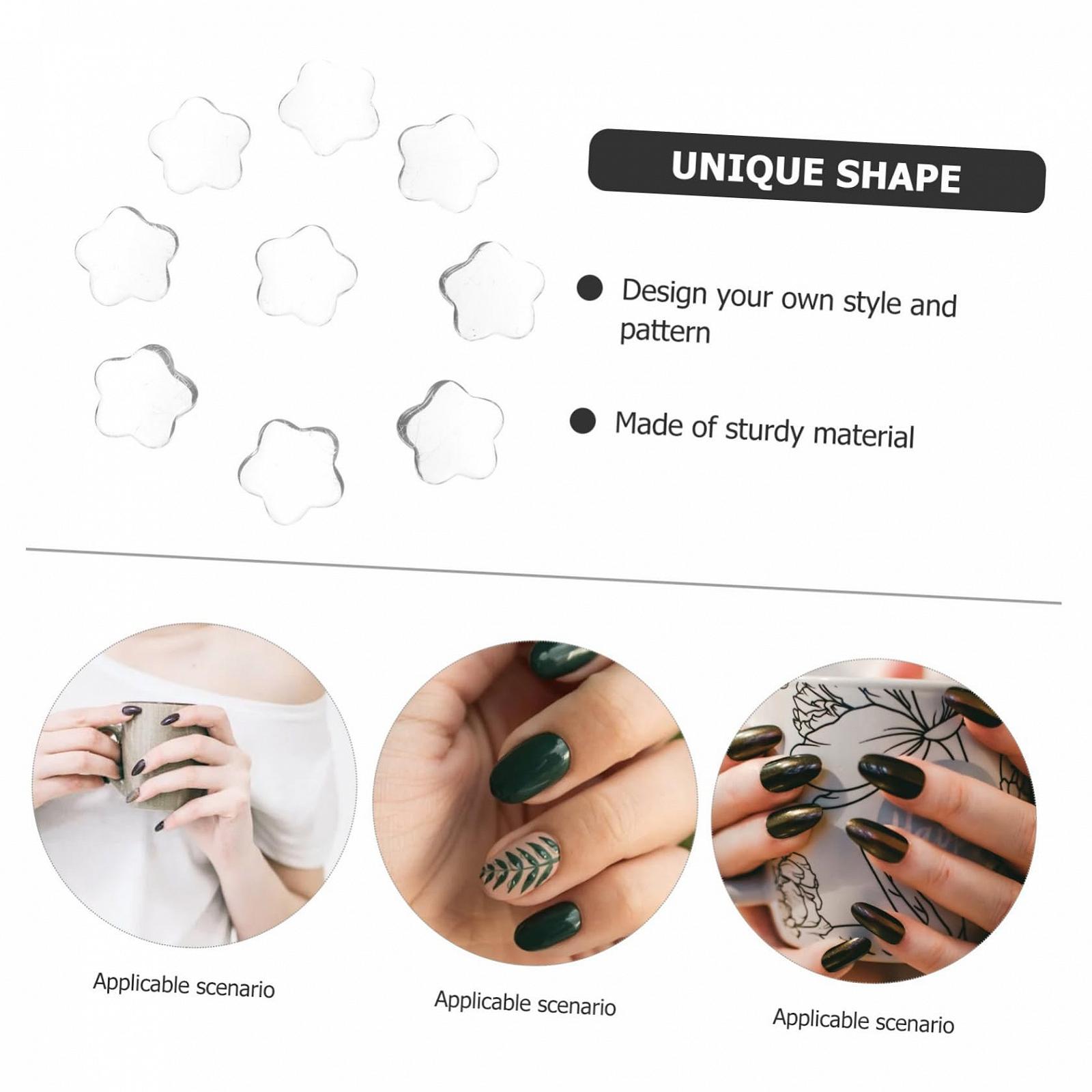 Аксессуары для ногтей Happyyami 40 шт., стразы, ювелирные изделия для маникюра, DIY подвески для ногтей, украшения для ногтей, подвески для ногтей, аксессуары для ногтей, неровные стеклянные стразы, фото №5