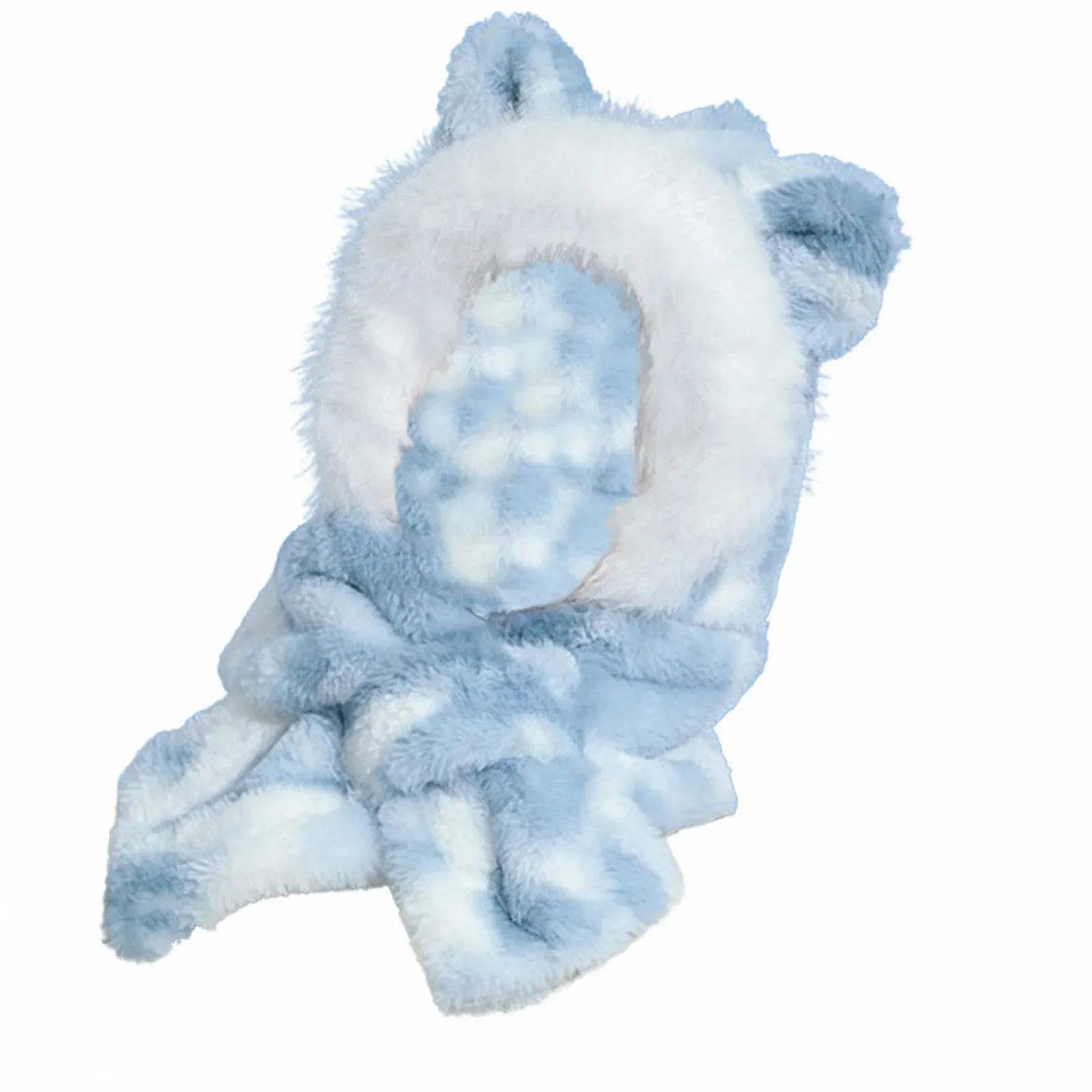 Зимова шапка з капюшоном і вушками, фото №7