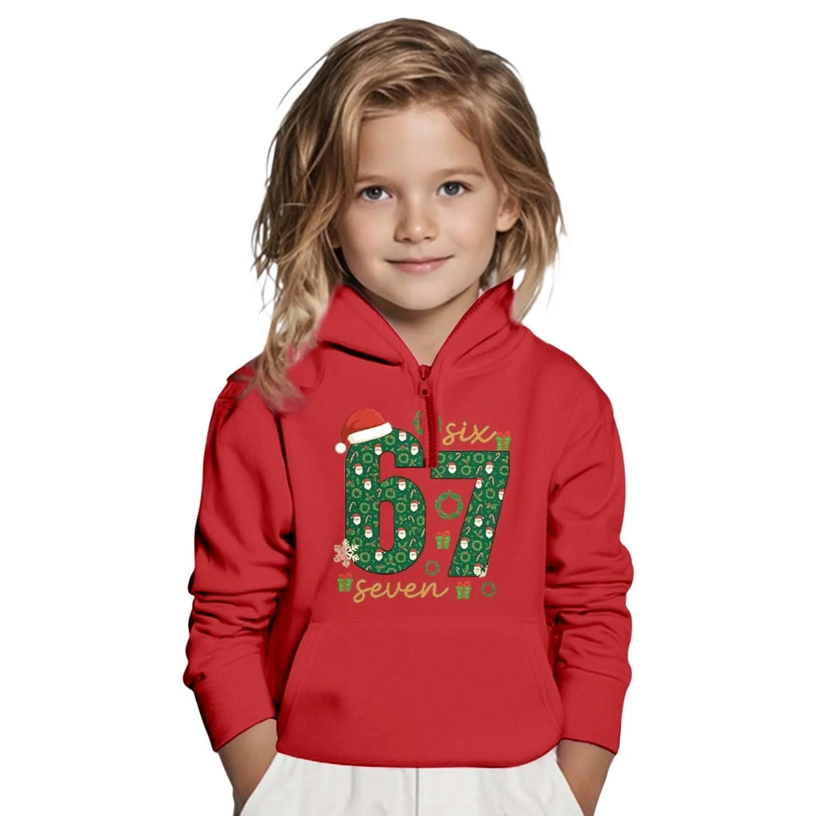 Пуловер подростковый, свитшот с принтом 67, худи для мальчиков, свитеры, пуловеры, джемпер Essentials, флисовая куртка, спортивный костюм, фото №1