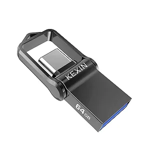 Купить USB-флеш-накопитель KEXIN 64 ГБ USB 3.0 Type C OTG Waterproof Keyring - Фото 1 USB-флеш-накопитель KEXIN 64 ГБ USB 3.0 Type C OTG Waterproof Keyring - Фото 1