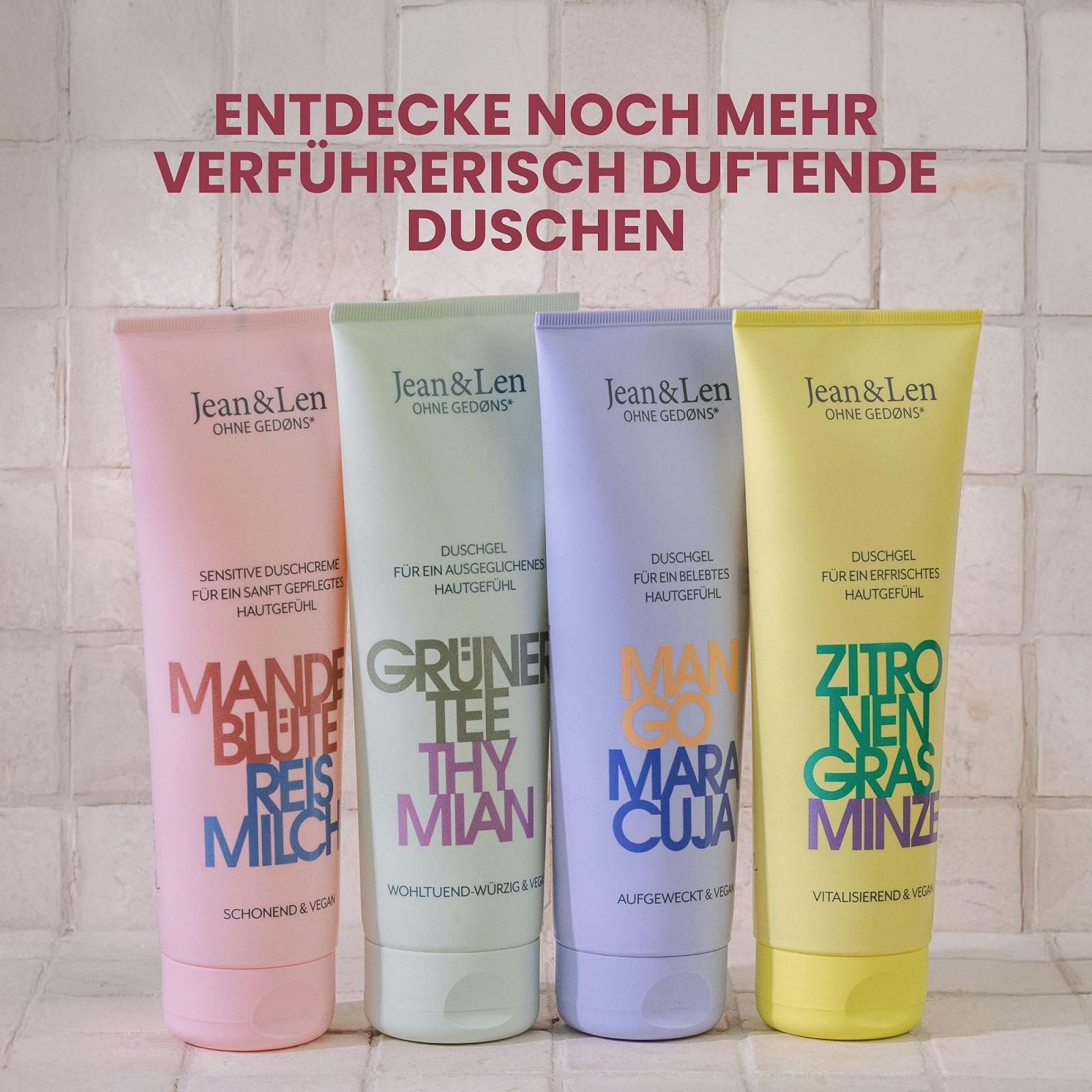 Крем-гель для душа Jean & Len Almond Blossom & Rice Milk для сухой и чувствительной кожи 250 мл, фото №7