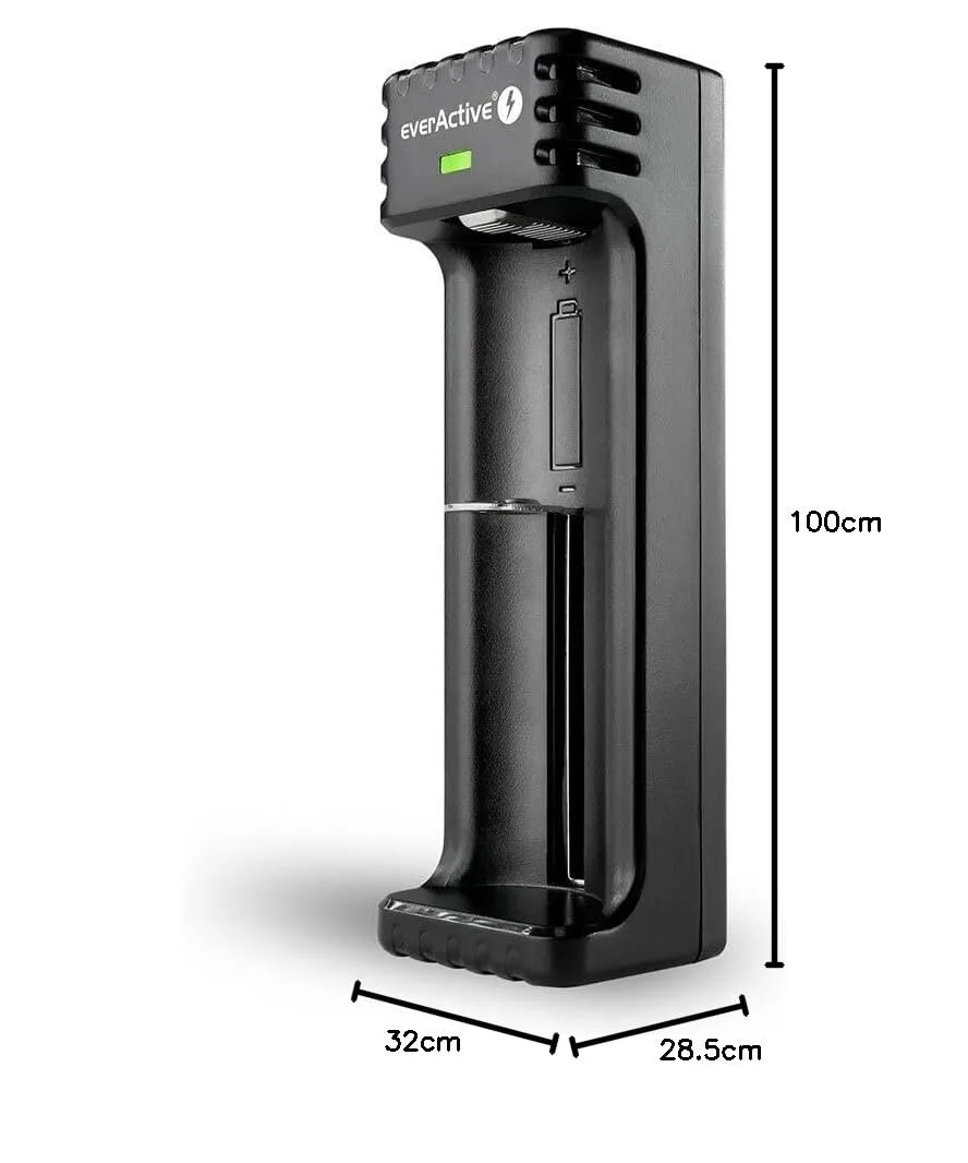 Зарядное устройство everActive LC-100 Li-ion Micro USB Черный, фото №7 Зарядное устройство everActive LC-100 Li-ion Micro USB Черный, фото №7