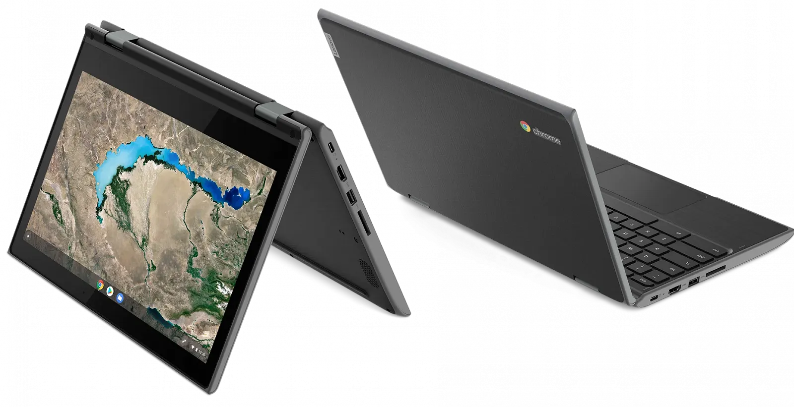 Сенсорний ноутбук 11.6" Lenovo 300e Chromebook 2nd Gen AMD A4-9120C RAM 4GB eMMC 32GB 10год батарея Chrome OS (UKR), фото №10