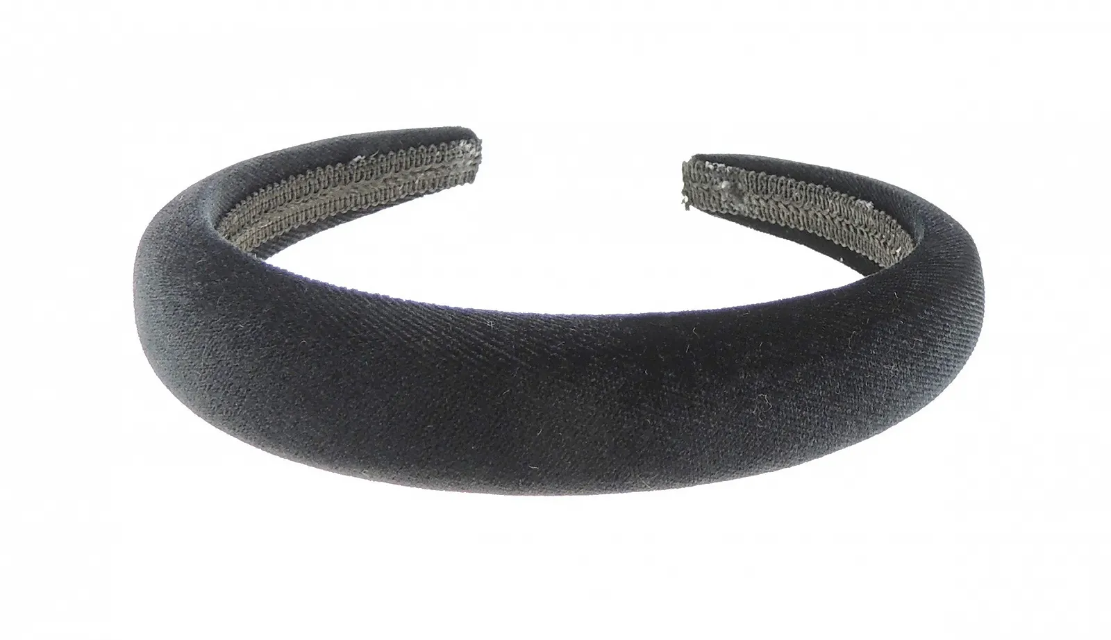 Обруч Оксамитовий Glamour Girlz 2.5 см Чорний, фото №1