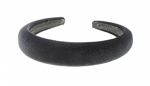 Обруч Oксамитовый Glamour Girlz 2.5 см Черный - Фото 1