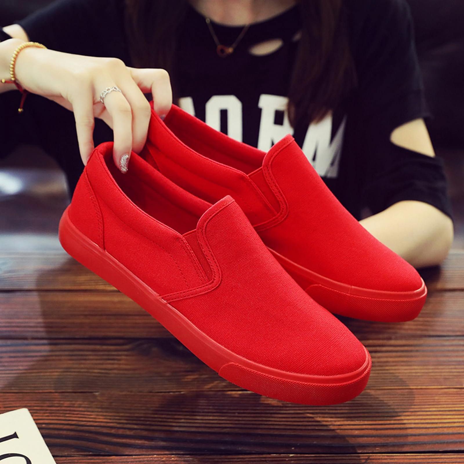 Чоловічі Сліпони Jamron З Льону Однотонні Повсякденні Кеди Plimsolls, фото №5