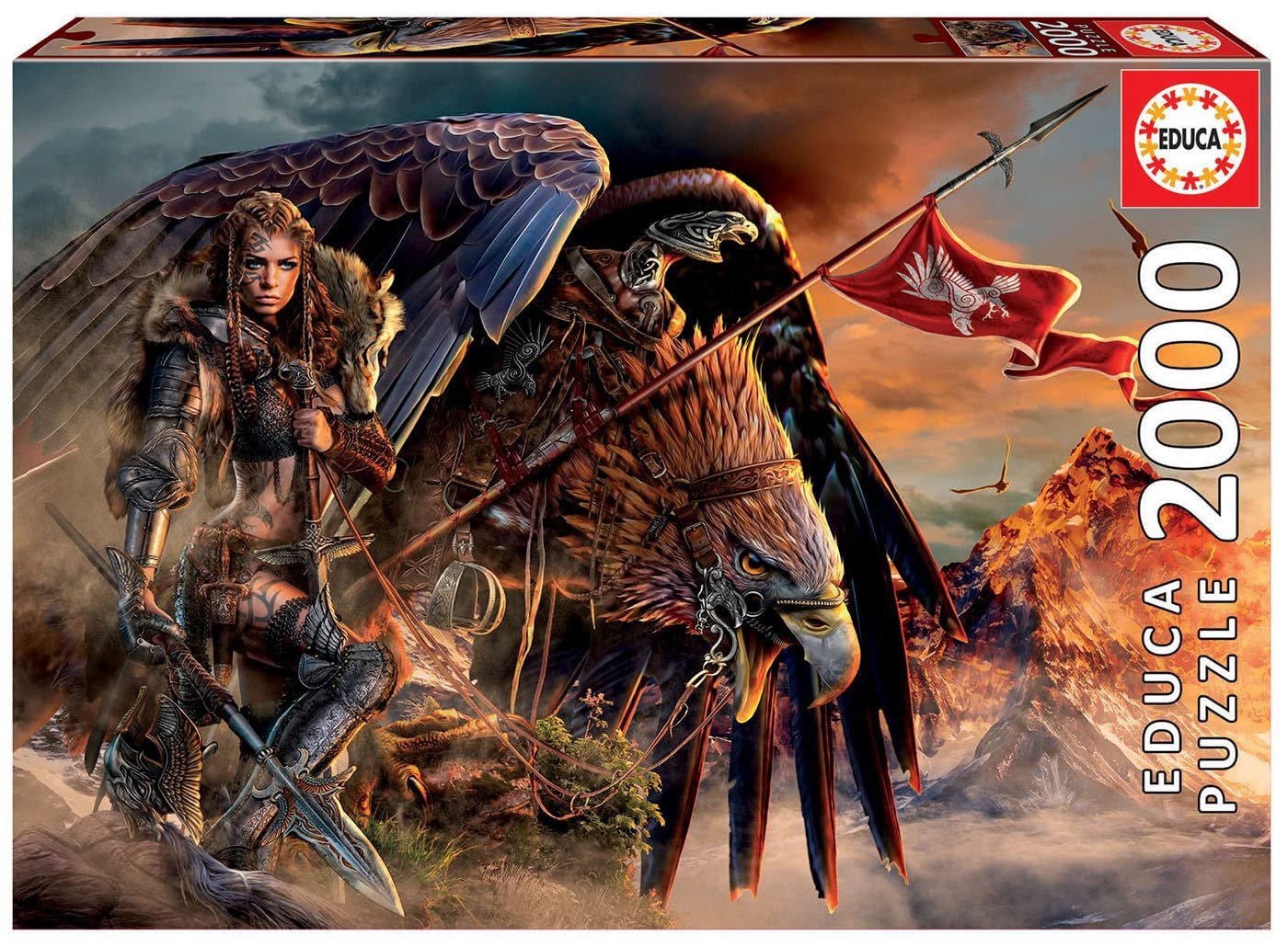 Пазл Educa Eagle Rider Fantasy 2000 элементов (19277), фото №1