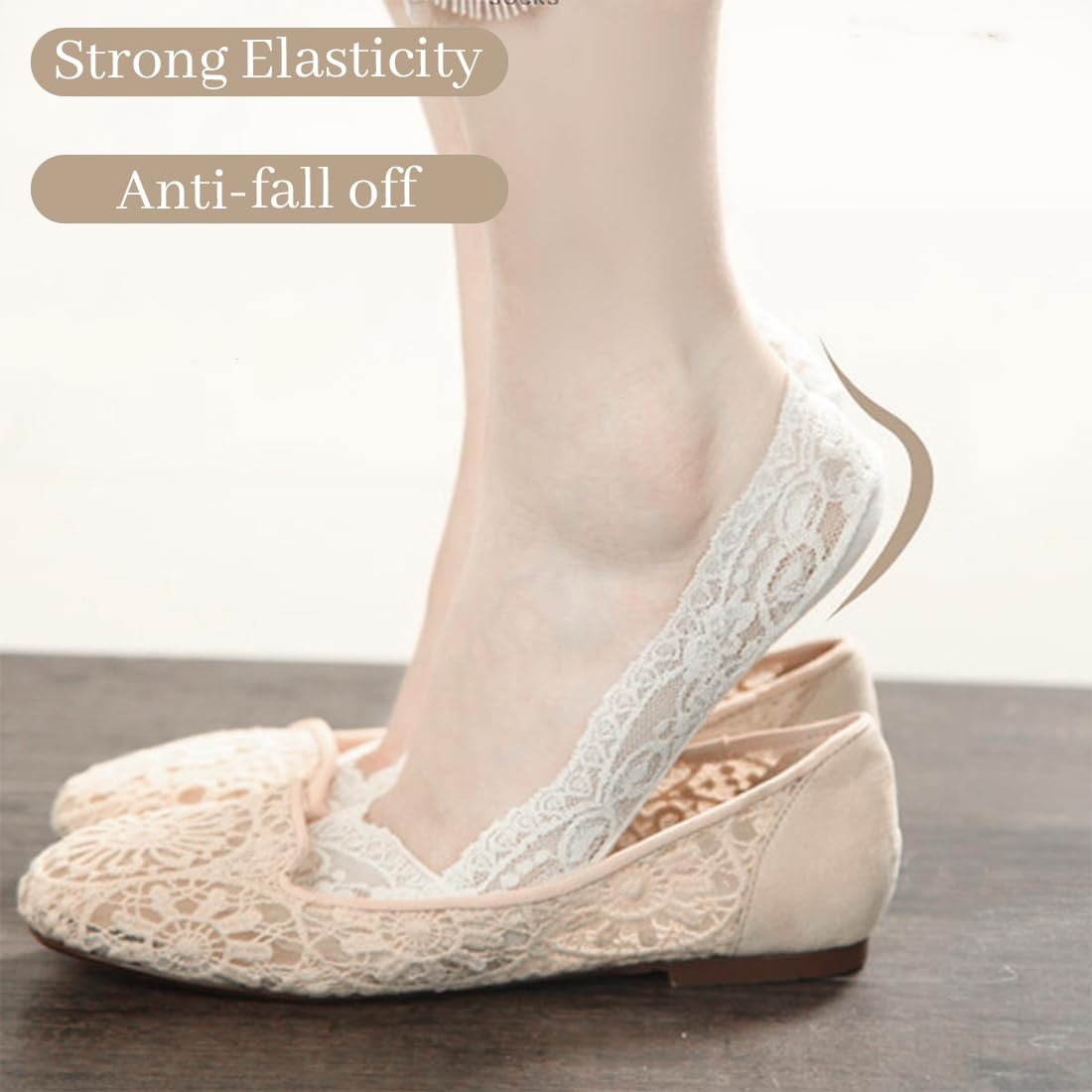 Шкарпетки з рюшами для жінок, фото №2