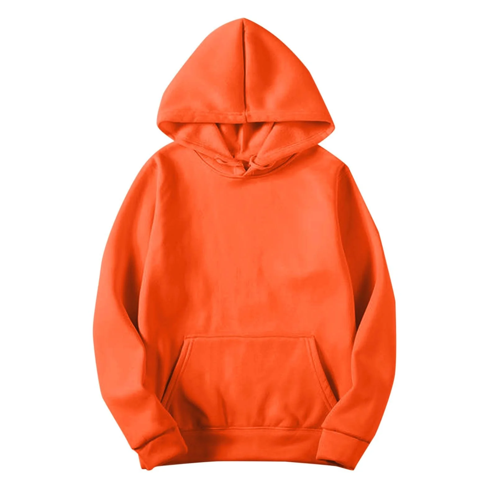 Женский пуловер tsaChick, однотонный, с карманом, длинный рукав, капюшон на шнурке, стеганая куртка, длинный вязаный джемпер, женская одежда большого размера, женская базовая футболка, фото №4