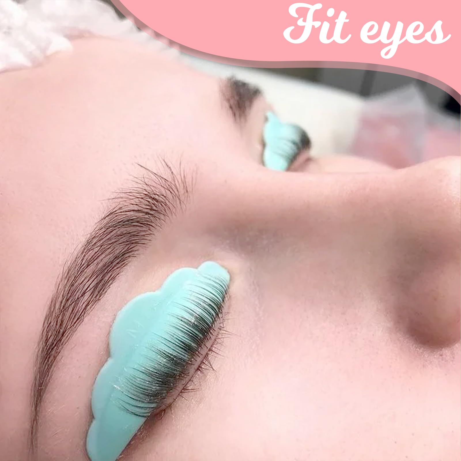 Набор Eyelashes, Perm Curlers, Silicone Perm Pad, Reusable Green Eyelash Brush для Eyelash Lifting, Lift Bars, Makeup Beauty Tool, 5 Sizes, фото №3
