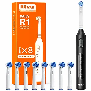 Електрична зубна щітка Bitvae R1 5 режимів Black - Фото 1