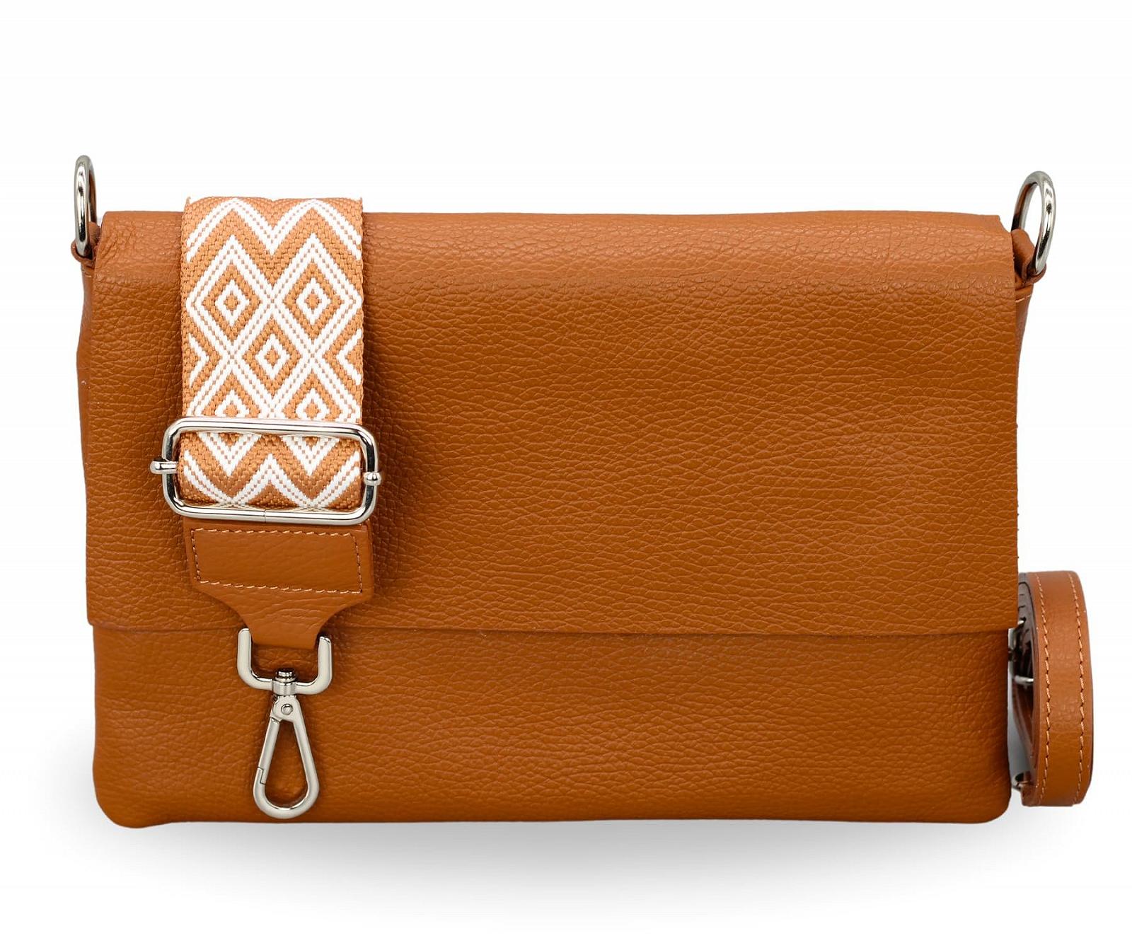 Сумка Brise Elisa из натуральной кожи, ручная работа, маленькая тонкая сумка с 3 отделениями, сумка через плечо с кожаным ремешком + дополнительный широкий узорчатый ремешок, сделано в Италии, фото №1 Сумка Brise Elisa из натуральной кожи, ручная работа, маленькая тонкая сумка с 3 отделениями, сумка через плечо с кожаным ремешком + дополнительный широкий узорчатый ремешок, сделано в Италии, фото №1