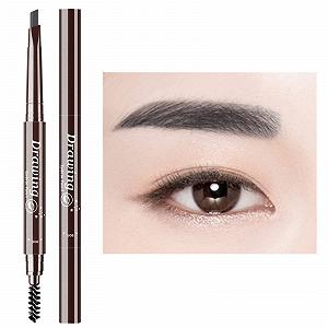 Олівець для брів 7-Colour Naturally Double-Headed Eyebrow Pencil Dark Grey One Size - Фото 1
