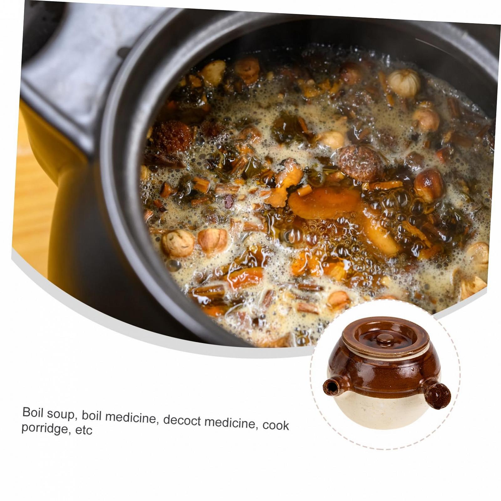 Глиняний горщик традиційний для китайської медицини термостійкий для газу та відкритого вогню, фото №3 Глиняний горщик традиційний для китайської медицини термостійкий для газу та відкритого вогню, фото №3