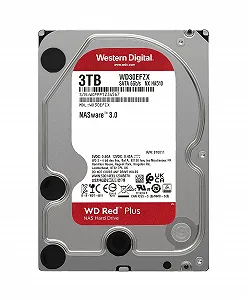 Внутрішній жорсткий диск WD Red Plus 3.5" 3 TB 5400 rpm 128 MB Red synthetic.ua - Фото 1