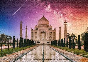 Пазл Ulmer Puzzleschmiede Classic 1000 элементов 1001 Night Taj Mahal 68 x 48 см synthetic.ua - Фото 1