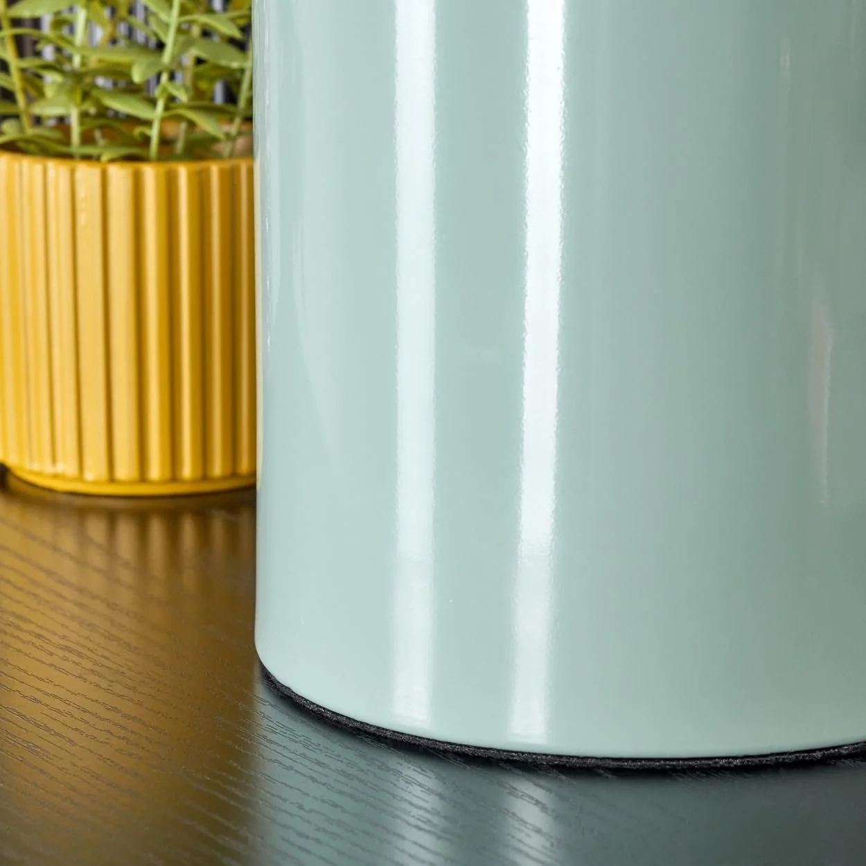 Настільна лампа Tati сучасна метал/скло ретро/вінтаж 20 см висота 27 см вимикач на кабелі 1 x E27 бірюзова/біла, фото №4