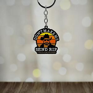 Металлический брелок Don t make me send RIP Yellowstone Йеллоустоун - Фото 1