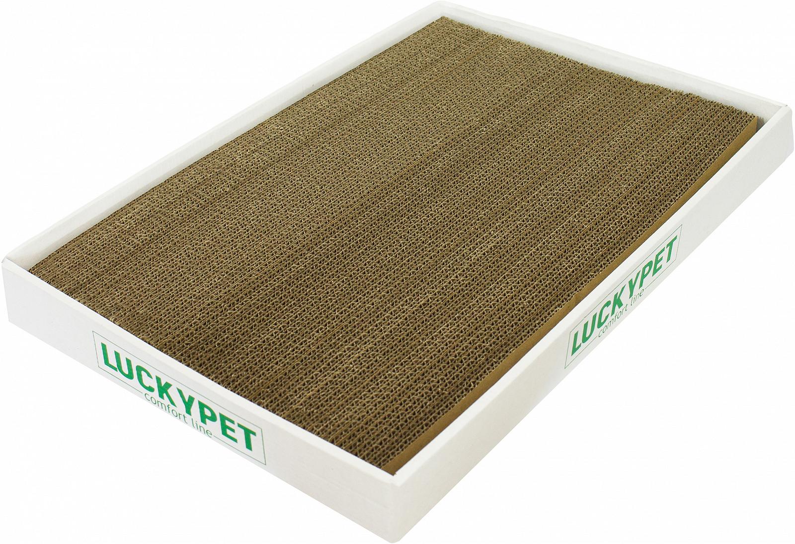 Еко когтечка Lucky Pet Подіум 33х50х5 Білий 4820224213774, фото №1 Еко когтечка Lucky Pet Подіум 33х50х5 Білий 4820224213774, фото №1