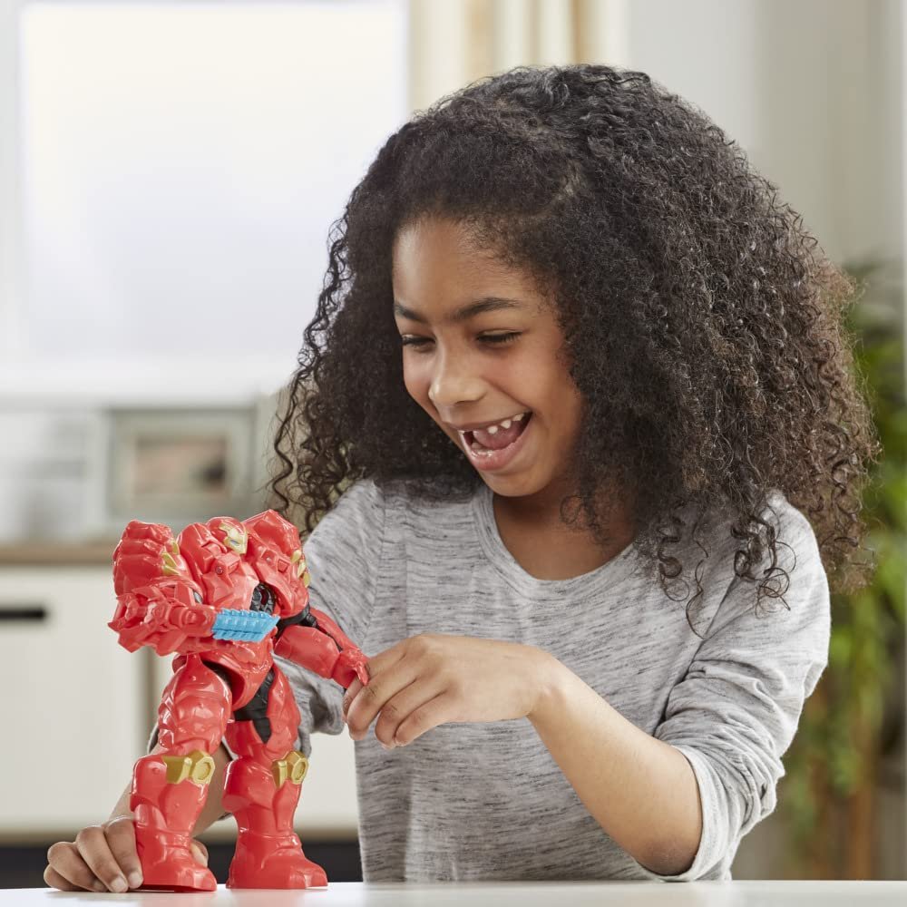 Фігурка Залізна Людина Marvel Hasbro Avengers Mech Strike Monster Hunter Suit, 20 см, різнокольоровий, фото №8