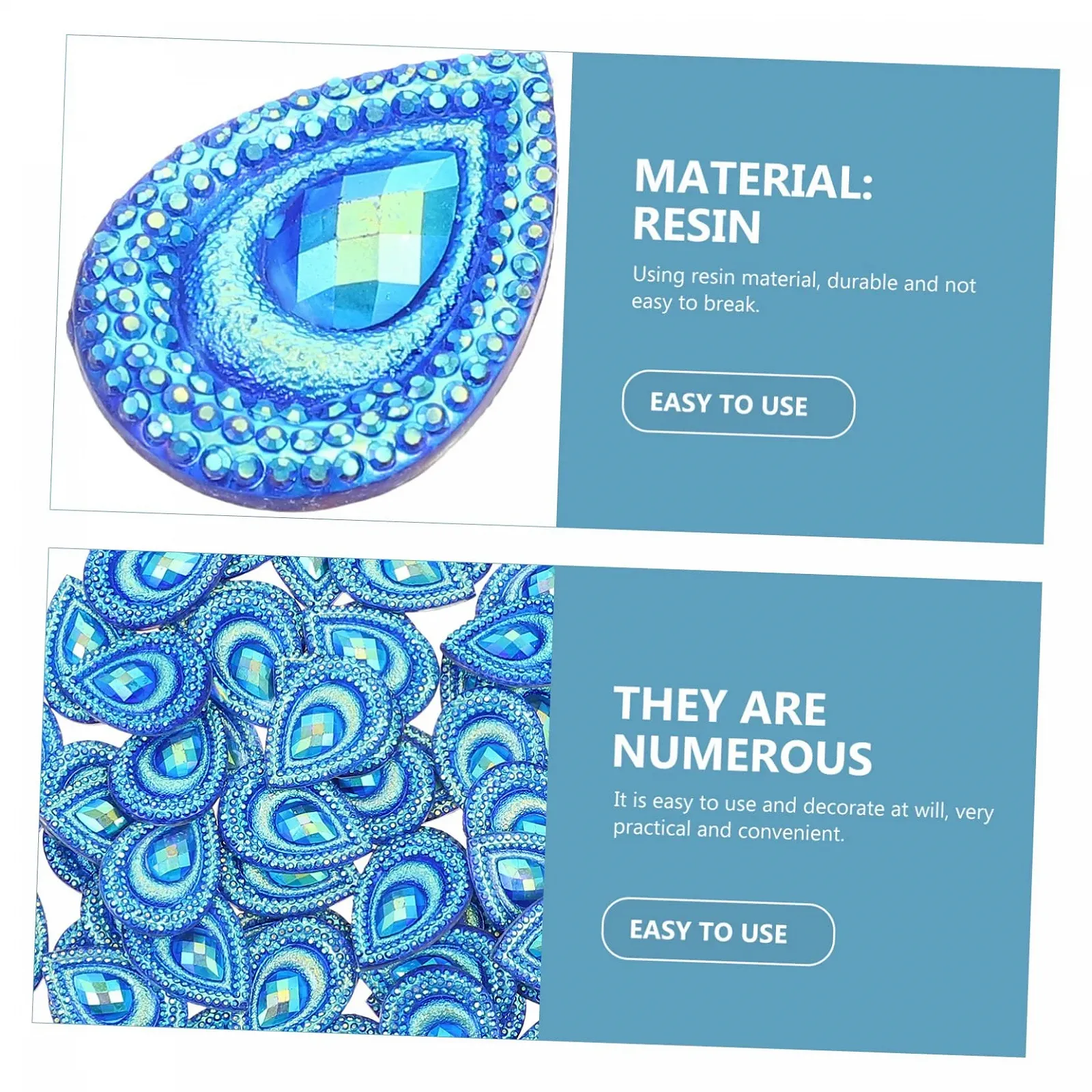 Стрази Форми NUOBESTY 2 шт. прикраси ручної роботи та модні аксесуари для творчих проєктів, фото №8