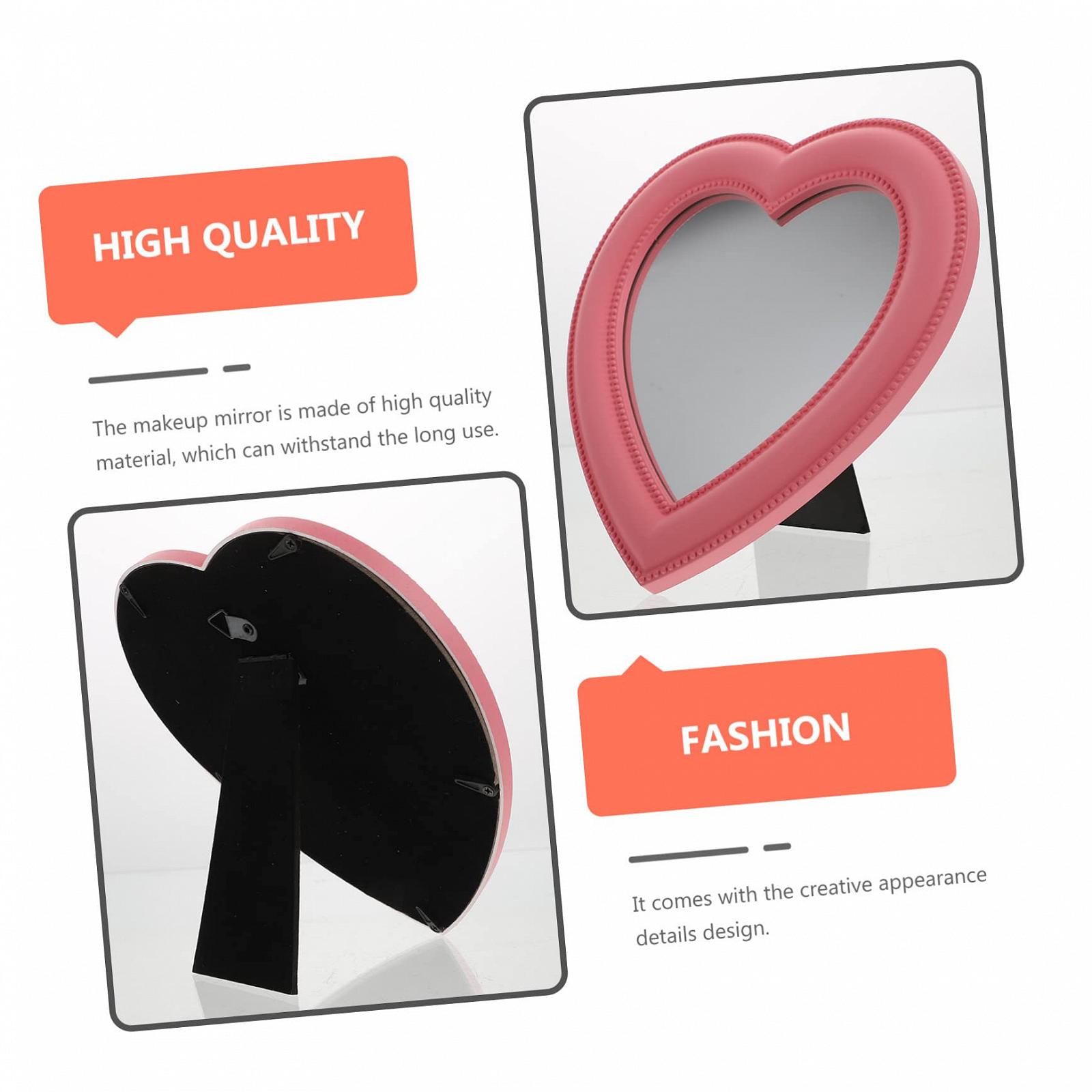 Дзеркало Angoily Schmink Herzförmiger Schminkspiegel 3 шт., фото №7 Дзеркало Angoily Schmink Herzförmiger Schminkspiegel 3 шт., фото №7