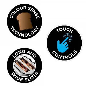 Тостер Russell Hobbs Attentiv 26210-56 нержавіюча сталь synthetic.ua - Фото 1