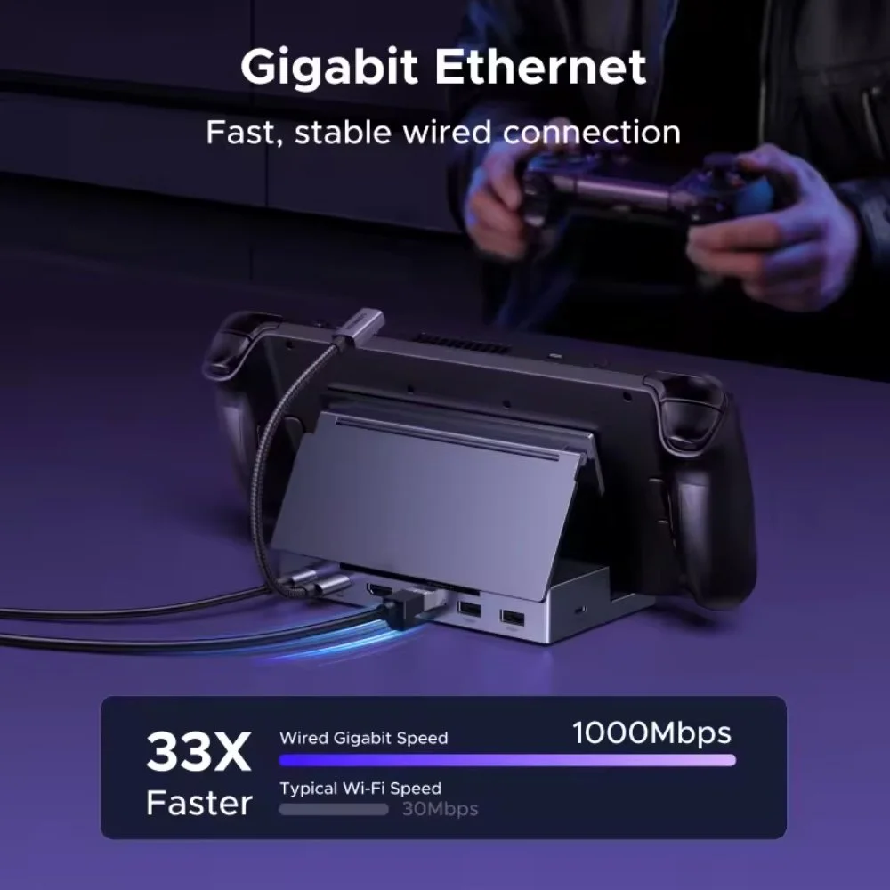 Док-станція Ugreen 6в1 CM800 100W Steam Deck, ROG Ally, Nintendo, X Legion, фото №5 Док-станція Ugreen 6в1 CM800 100W Steam Deck, ROG Ally, Nintendo, X Legion, фото №5