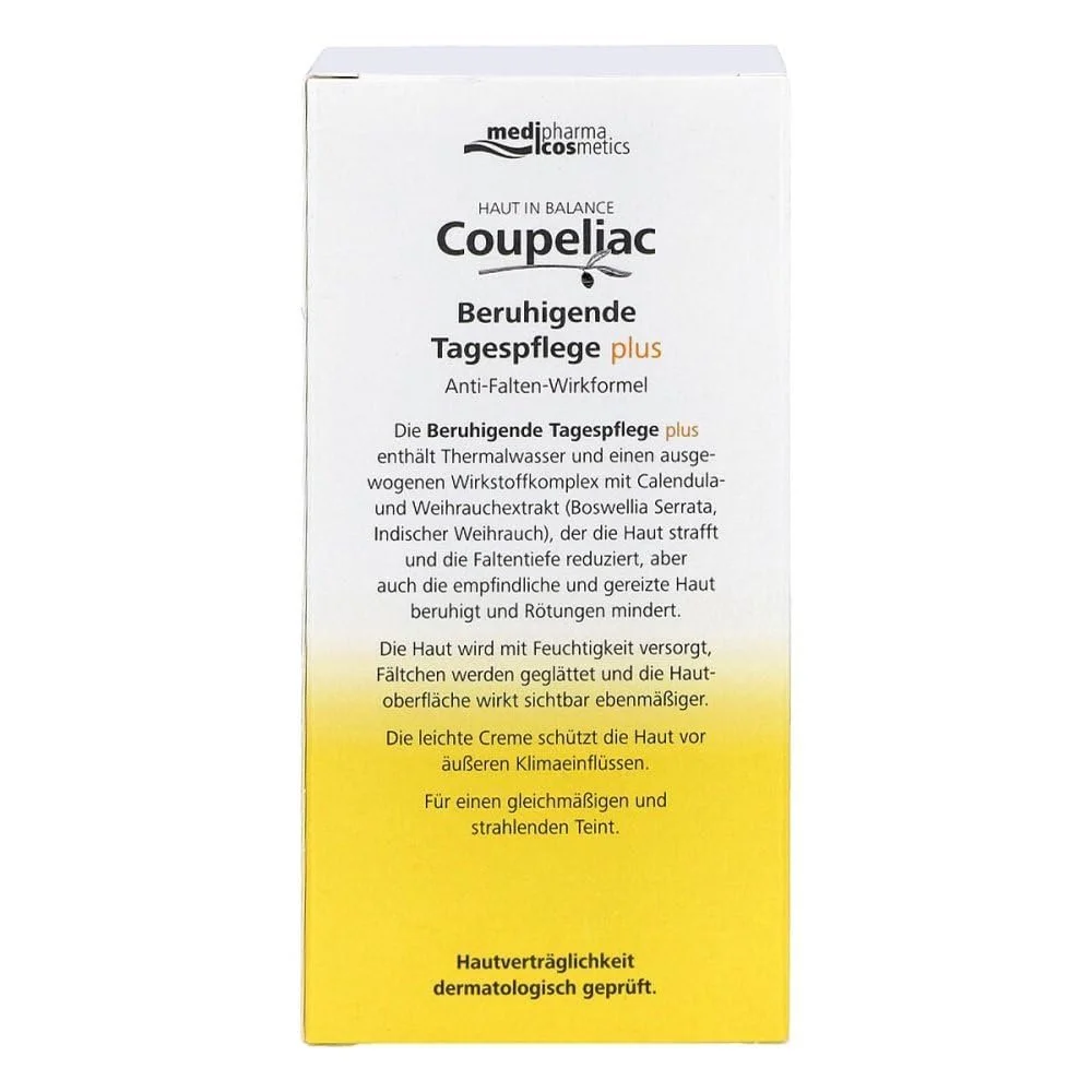 Денний крем Coupeliac Plus заспокійливий для шкіри схильної до куперозу SPF 15 50 мл, фото №3 Денний крем Coupeliac Plus заспокійливий для шкіри схильної до куперозу SPF 15 50 мл, фото №3