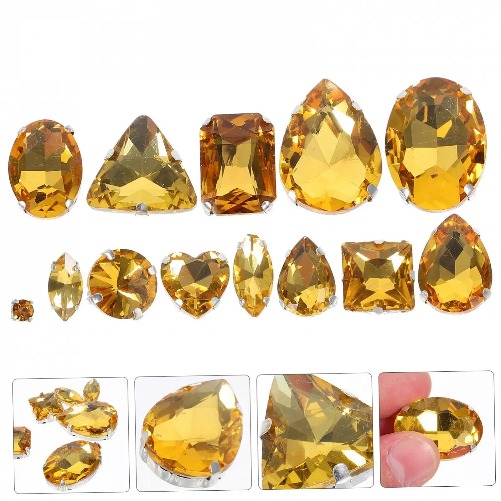 Стрази Claws LALAFINA 1tasche Дрібні стрази для одягу, сумок та весільних прикрас, приблизно упаковка, фото №3