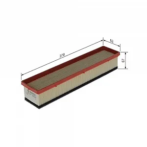 Повітряний фільтр BOSCH F 026 400 051 для NISSAN RENAULT DACIA - Фото 1