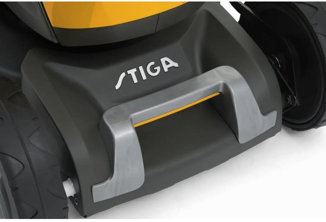 Газонокосарка акумуляторна STIGA Collector 543 AE Kit / Сталева дека / 41 см / 60 л / Чорна-Жовта, фото №9 Газонокосарка акумуляторна STIGA Collector 543 AE Kit / Сталева дека / 41 см / 60 л / Чорна-Жовта, фото №9