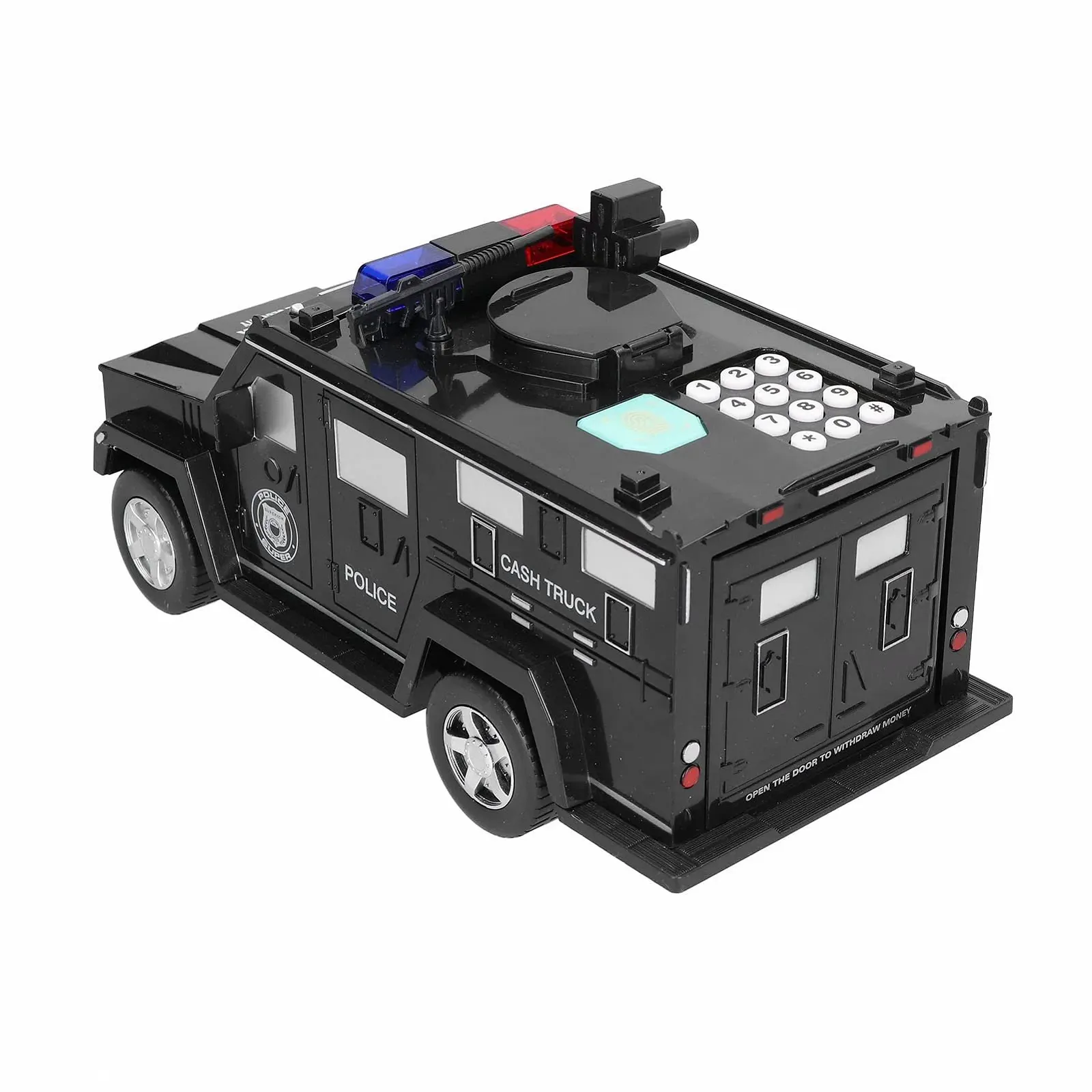 Скарбничка Cocoarm Електронна Броньований автомобіль 11,0 x 5,5 x 5,1 дюйма, фото №3