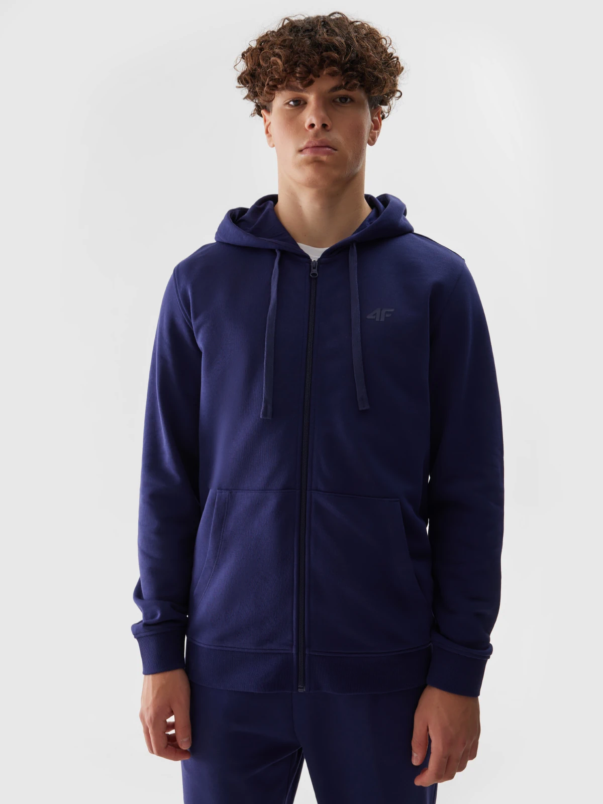 Худи 4F SWEATSHIRT M0951 4FWSS24TSWSM0951-31S Темно-синій L, фото №1