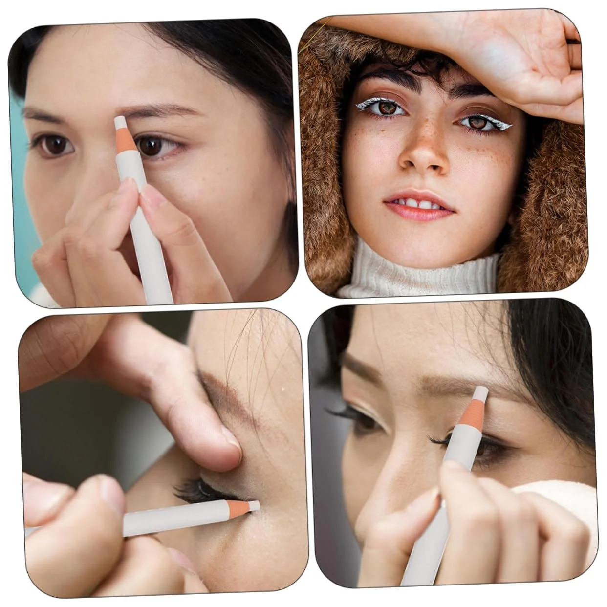 Олівець для очей Angoily білий, фото №5 Олівець для очей Angoily білий, фото №5