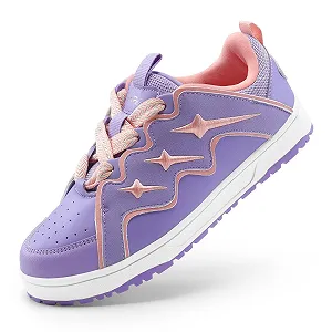 Кросівки DREAM PAIRS і дівчаток на шнурівці, дитячі низькі повсякденні скейтерські для ходьби - Фото 1