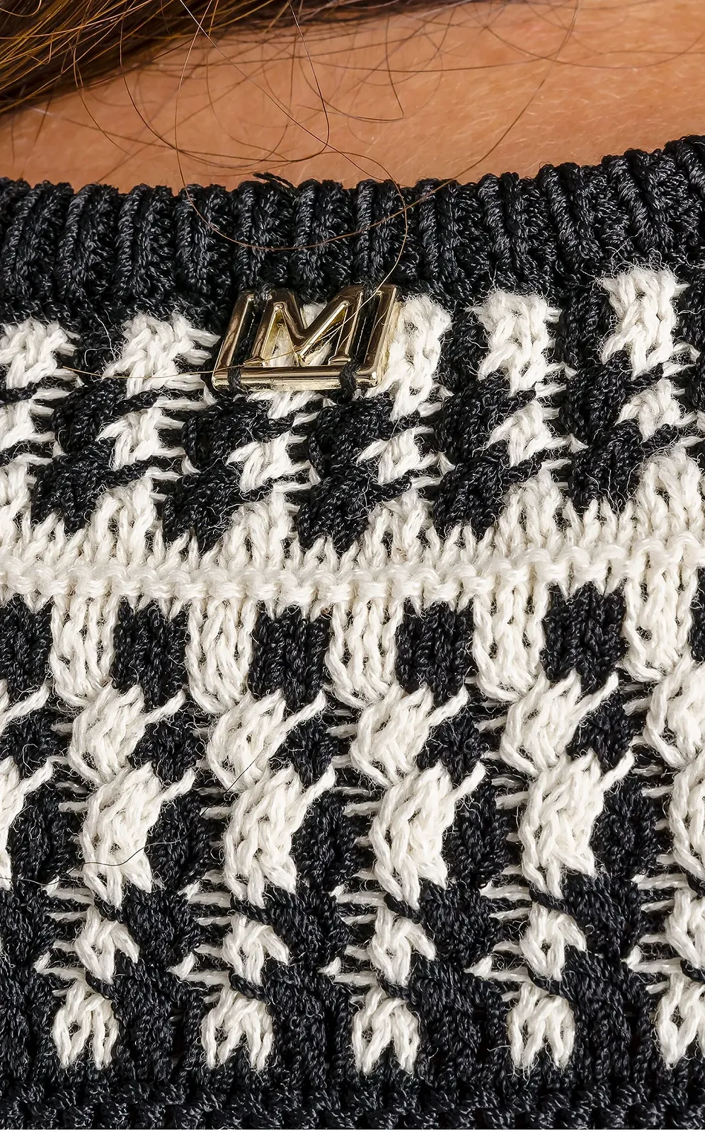 Жіночий кардиган Guess by Marciano у стилі Шанель Біло-чорний - M, фото №8