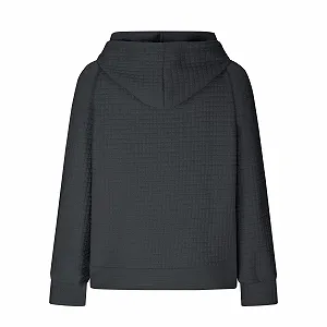 Худи Qixiu Damenscheck на молнии с длинными рукавами synthetic.ua - Фото 1