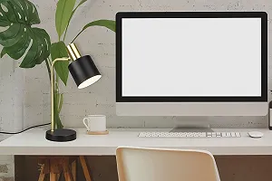 Настільна лампа Alfred Латунь Метал Матовий чорний E14 43 см synthetic.ua - Фото 1