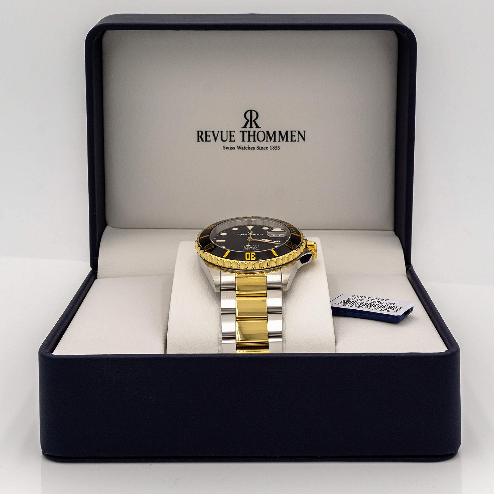 Годинник Revue Thommen RT Diver Gold SW200-17571.2147 Швейцарський автоматичний Браслет, фото №3