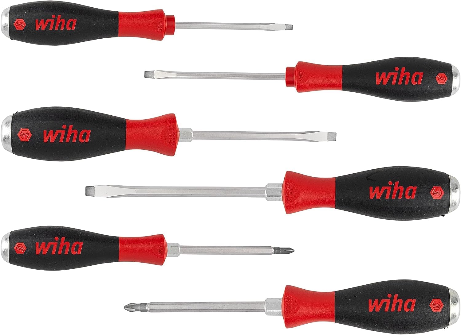Набір викруток Wiha 530HK6 SoftFinish 6 штук Flathead/Phillips, фото №1