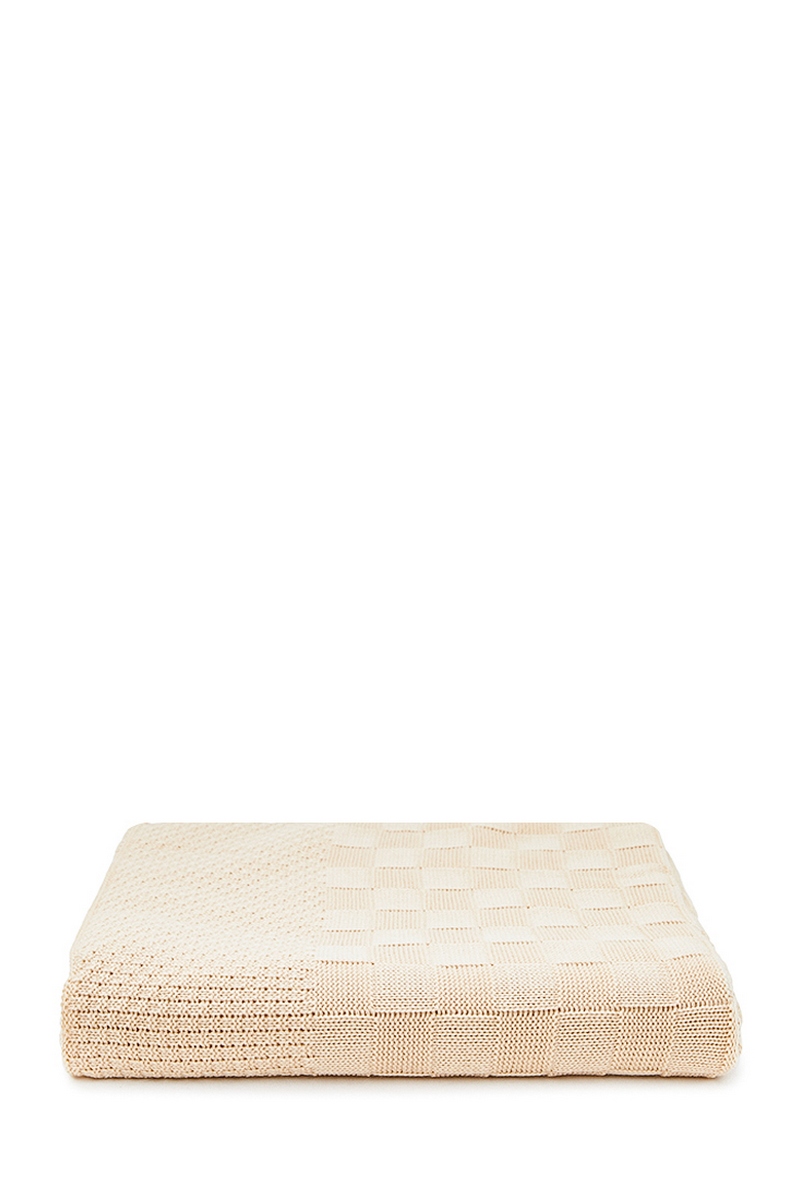 Плед Sewel OW520 120x120 кремовый OW520760000, фото №1