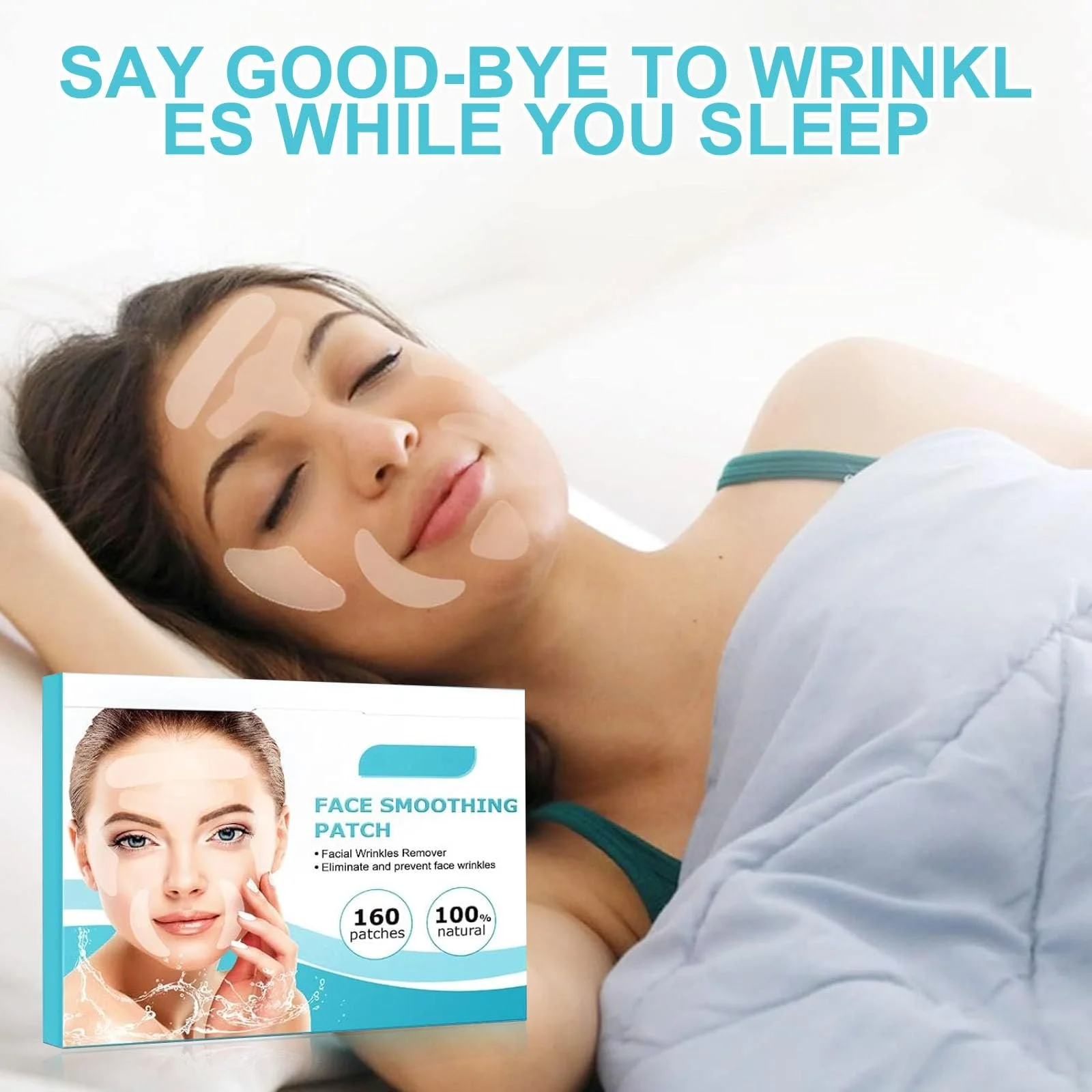 Патчі Collagen, 160 шт, проти зморшок, для сяючої та молодої шкіри - 10 аркушів, фото №7 Патчі Collagen, 160 шт, проти зморшок, для сяючої та молодої шкіри - 10 аркушів, фото №7