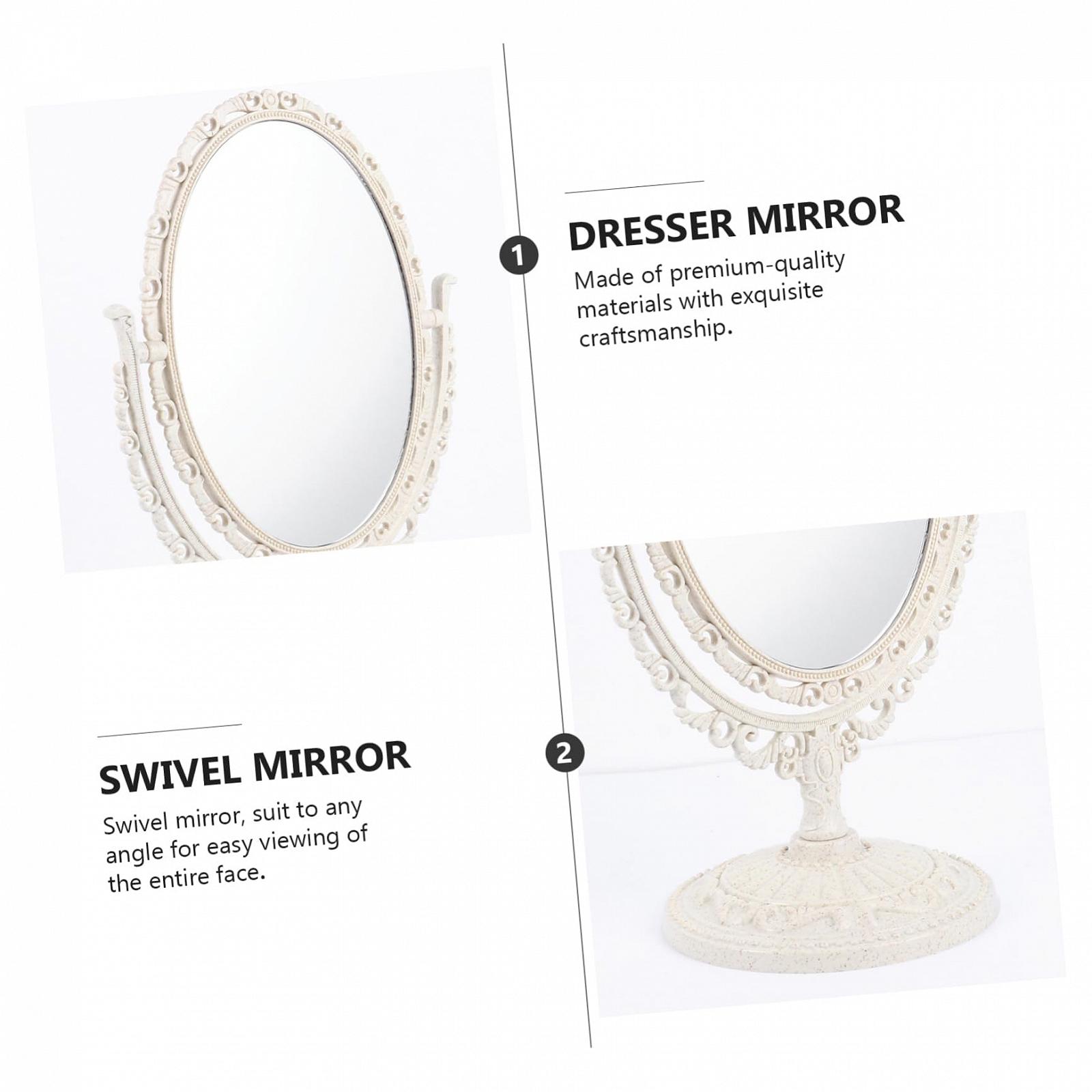 Карманное зеркало Ipetboom Retro-kosmetikspiegel Античное зеркало для макияжа 360-градусное зеркало Настольное зеркало для макияжа Пластик, фото №2 Карманное зеркало Ipetboom Retro-kosmetikspiegel Античное зеркало для макияжа 360-градусное зеркало Настольное зеркало для макияжа Пластик, фото №2