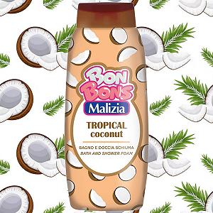 Піна для ванни Malizia Tropical Coconut 500 мл synthetic.ua - Фото 1