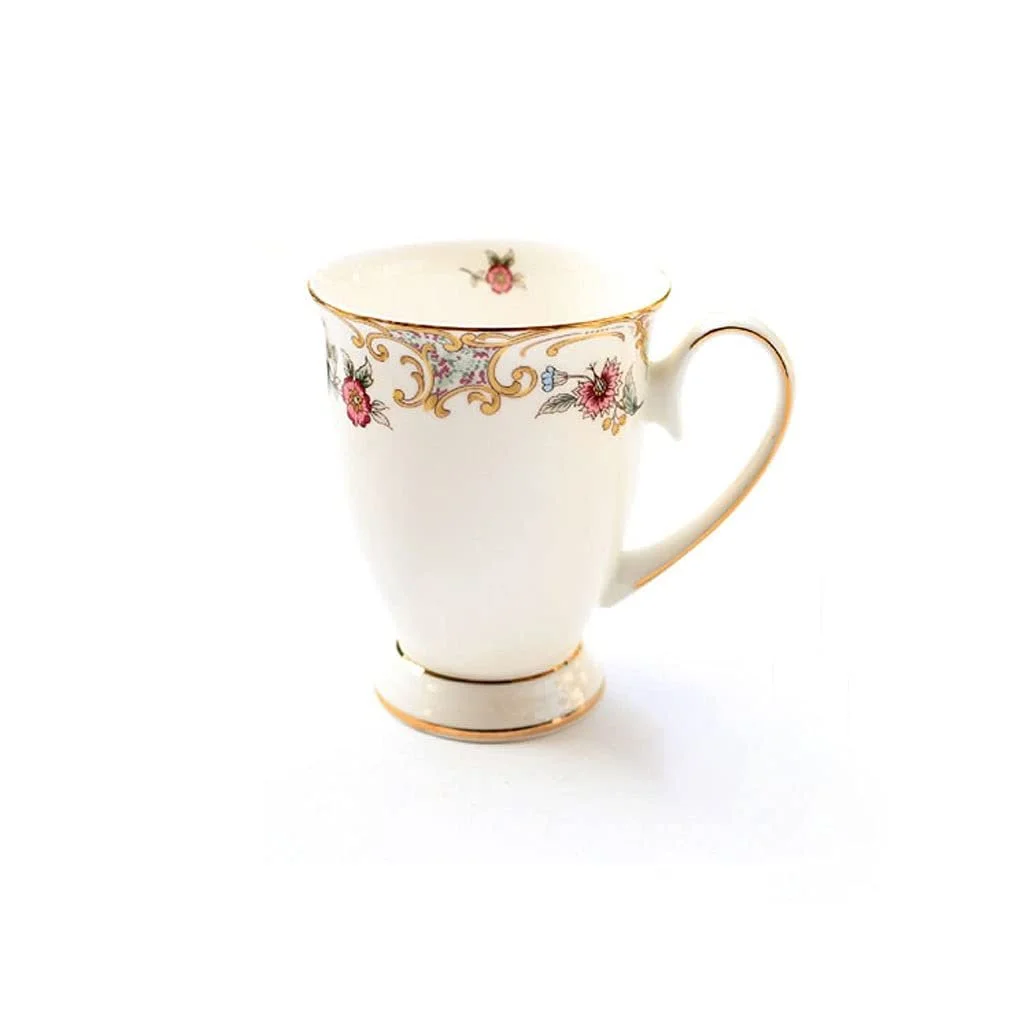 Керамічна Кружка в Китайському Пасторальному Стилі з Квітами, фото №1